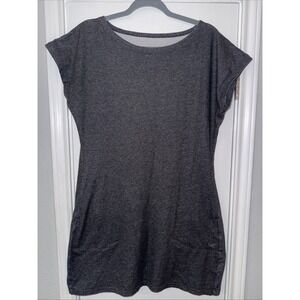 ArcTERYX Serinda T-Shirt Dress Women's Large Gray Blue Short Athletic Sport